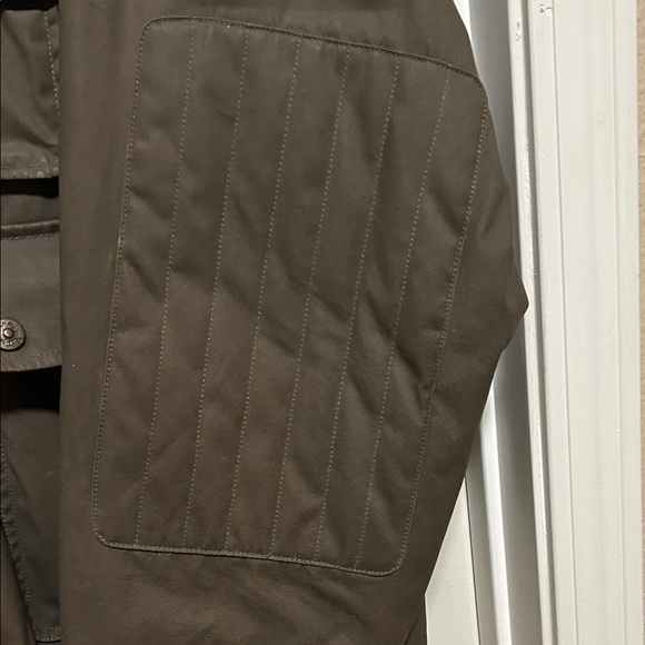 Tommy Hilfiger Men's Brown/Olive Green Military Jacket - Picture 5 of 6